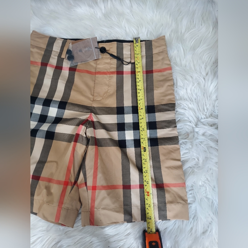 Burberry checked shorts kids